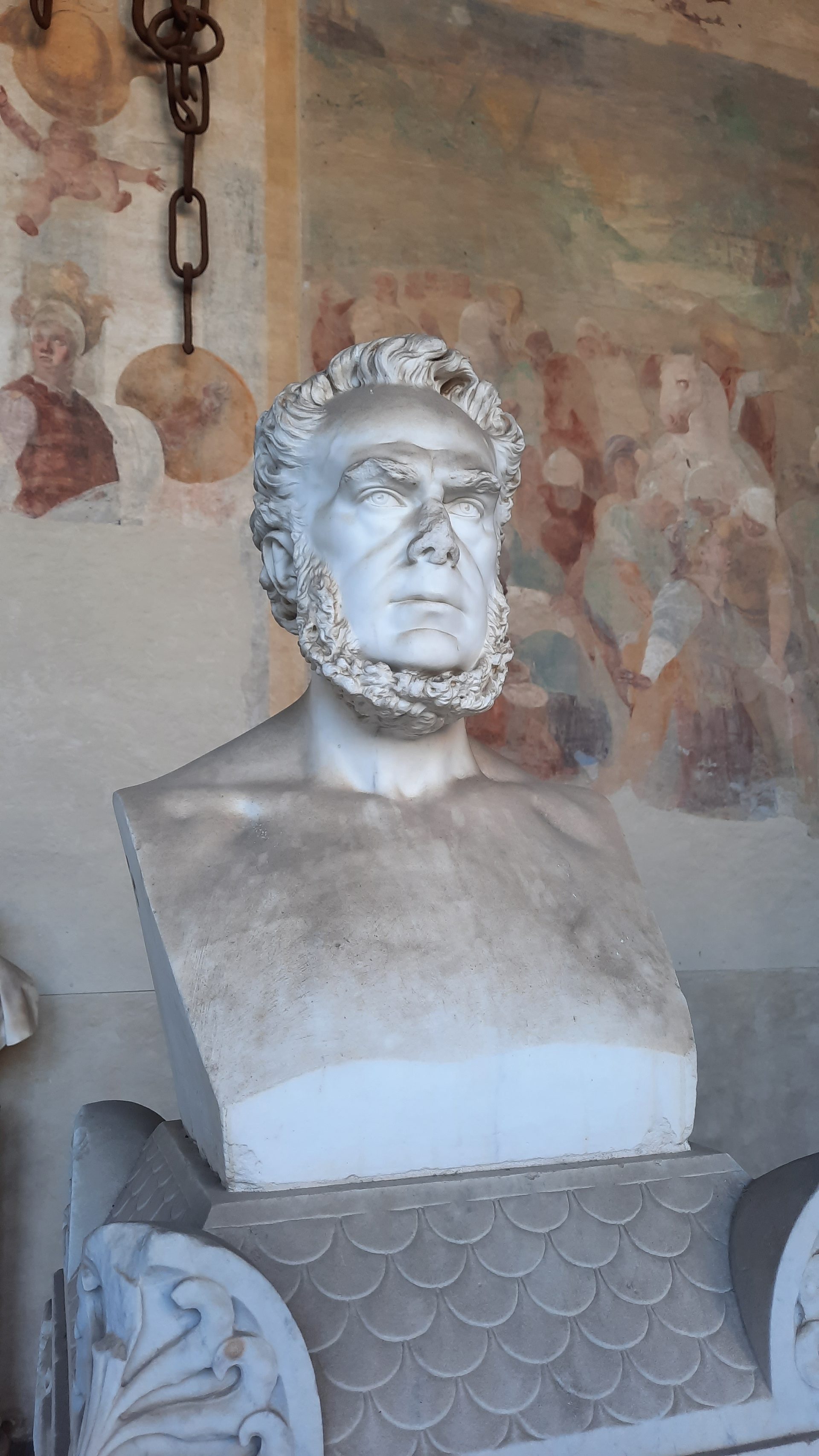 Carlo Matteucci's bust, Campo Santo, Pisa - 03.jpg